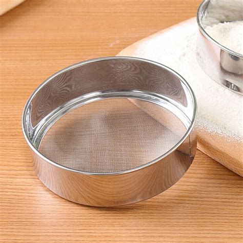 Stainless Steel Wire Fine Mesh Sieve Oil Strainer Flour Colander Sifter