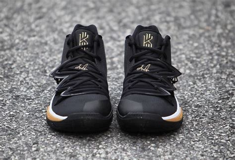 Nike Kyrie 5 Black Metallic Gold Ao2918 007 Release Date Sbd