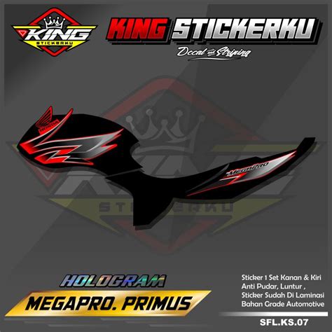 Sticker Striping List Variasi Megapro Primus Stiker Striping Acesoris