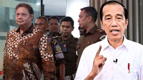 Kata Presiden Jokowi Soal Airlangga Hartarto Diperiksa Kejagung Terkait