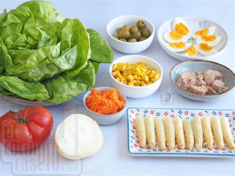 Ensalada Mixta Para Personas El Cocinero Casero Ensaladas