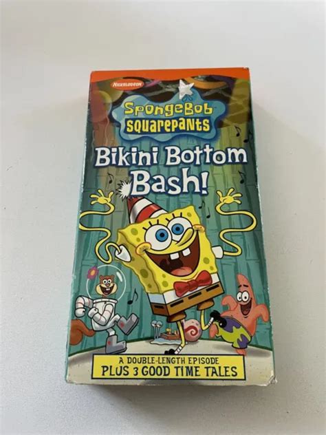 NICKELODEON SPONGEBOB SQUAREPANTS Bikini Bottom Bash 2002 VHS Tape