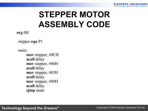 Interfacing Stepper Motor With 8051 Ppt