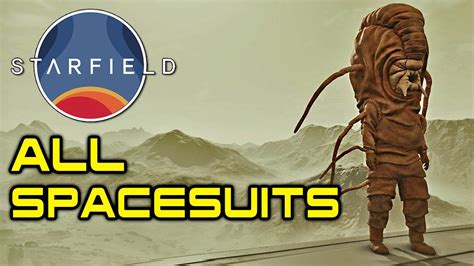 Starfield All Spacesuits Showcase Youtube