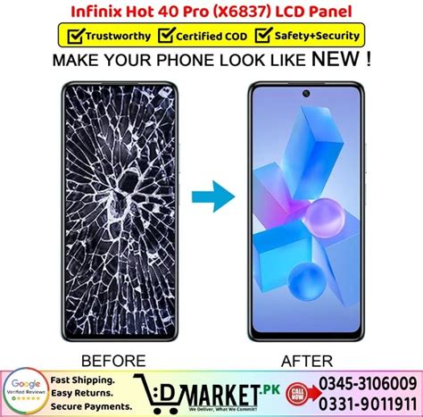 Infinix Hot Pro X LCD Panel Unit Exclusive