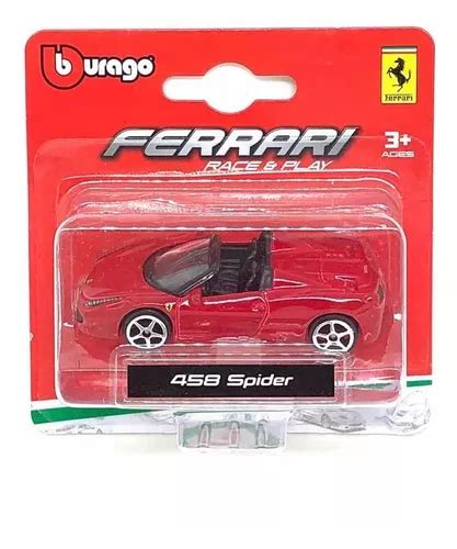 Miniatura Carro Ferrari Spider Race E Play Burago