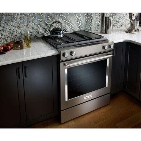 Kitchenaid Dual Fuel Downdraft Gas Range