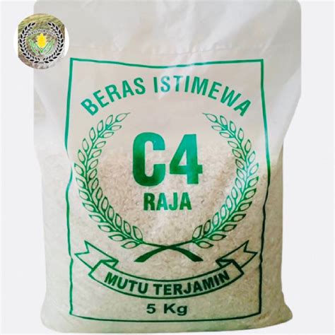 Jual BERAS C4 RAJA 5kg Shopee Indonesia