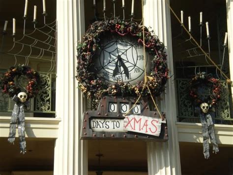 Haunted Mansion Holidays Christmas Countdown Clock Photo By Shoshana