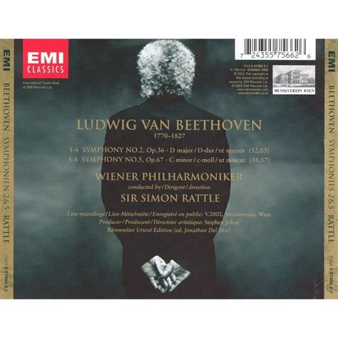 Symphonies 2 And 5 Simon Rattle Vienna Philharmonic Orchestra De