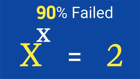 Math Olympiad Xˣ 2 Hardest Math Problem in the World Algebra