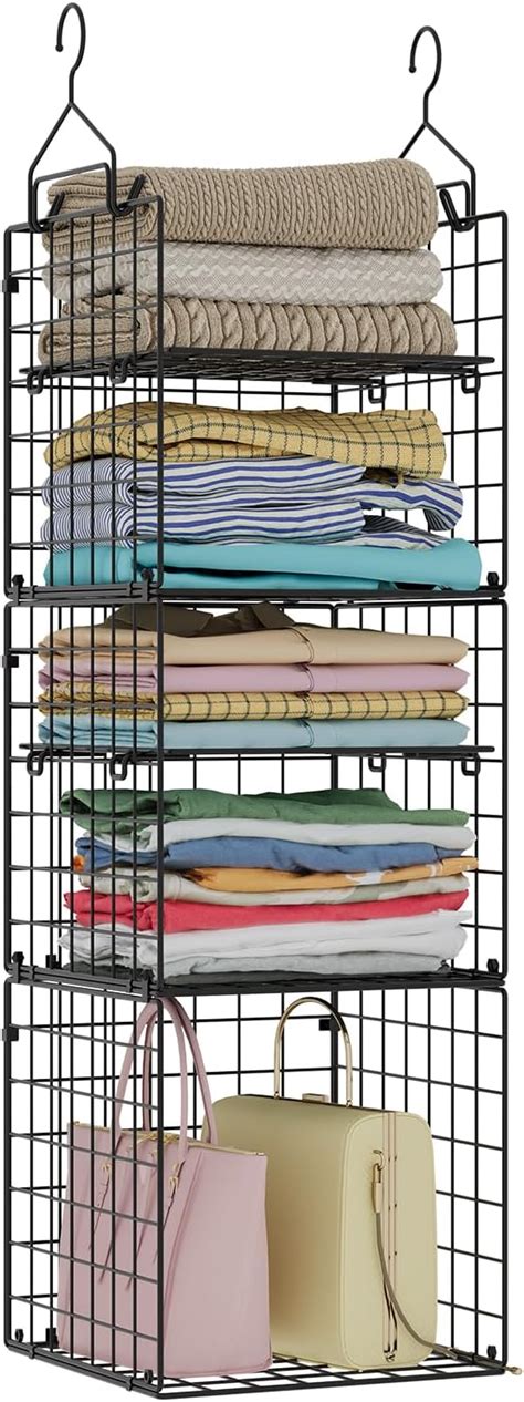 Amazon X Cosrack Hanging Closet Organizer And Storage 5 Tier