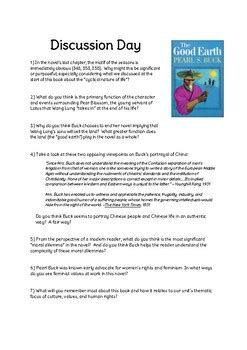 The Good Earth Discussion Questions