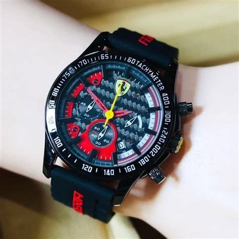 Jual Jam Tangan Ferari California Scuoeria Crono Aktif Super Mewah