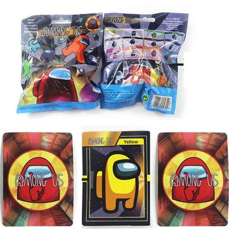 Игрушки Among Us (1 фигурка+3 карточки), супергерои игры «Амонг Ас ...