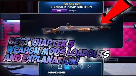 Fortnite Chapter 5 Best Weapon Mod Loadouts And Weapon Mod Types