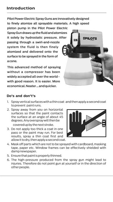 Plastic E Pilot Power Airless Spray Gun Ml At Rs In Surat