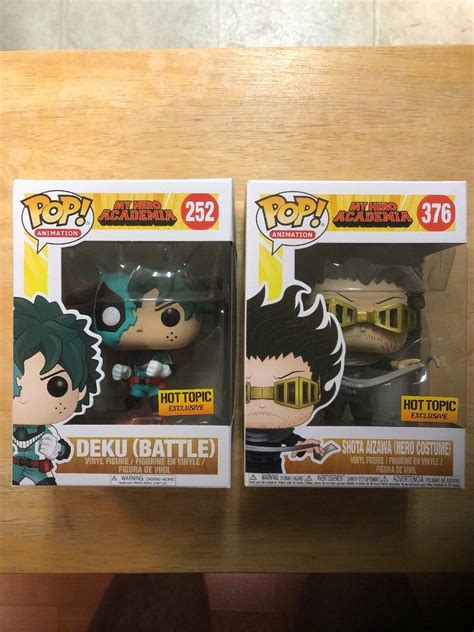 Deku Battle Shota Aizawa Hero Costume Funko Pop My Hero Academia Hot Topic