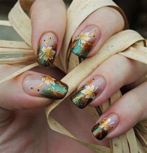 45 Fall Nail Art Designs Ideas You'll Love » EcstasyCoffee