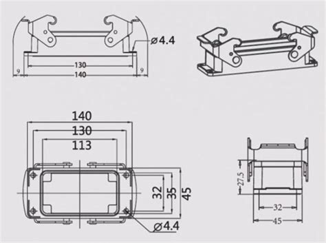 Cheaper 24Pin Hot Runner Connector Housing 2lever H24B HB 2L Hot Runner Parts