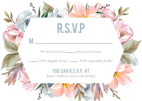 RSVP Card – MP Designs