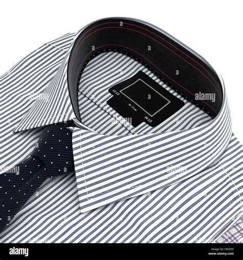 Classic collar shirt with tie Stock Photo - Alamy