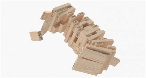 Jenga Falling Tower D Model D Molier International