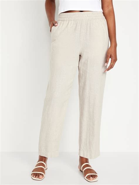 Petite Linen Pants For Women Old Navy