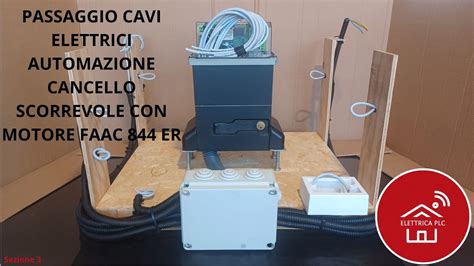 Ace Passaggio Cavi Elettrici Automazione Cancello Scorrevole Con