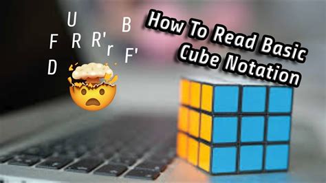 How To Read X Rubik S Cube Notation For Beginners Youtube