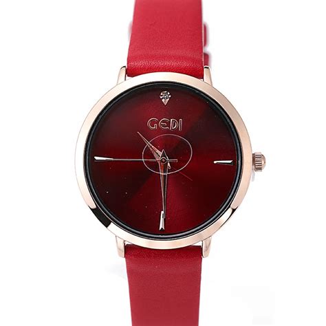 GEDI 2018 Watch Women Quartz Wristwatch Elegant Retro Fashion Leather ...