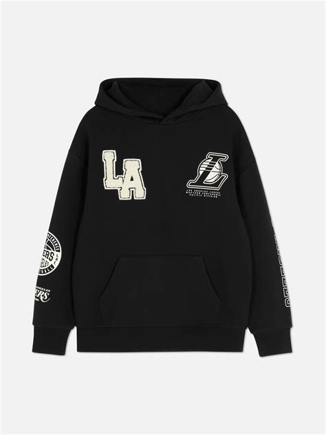 Matchende Hoodie Nba Los Angeles Lakers Zwart Jongens Primark