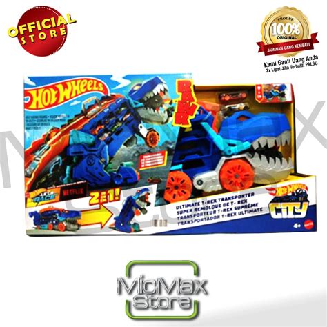 Jual Hot Wheels HOTWHEELS City Ultimate T Rex TREX Transporter Hauler HNG Shopee Indonesia