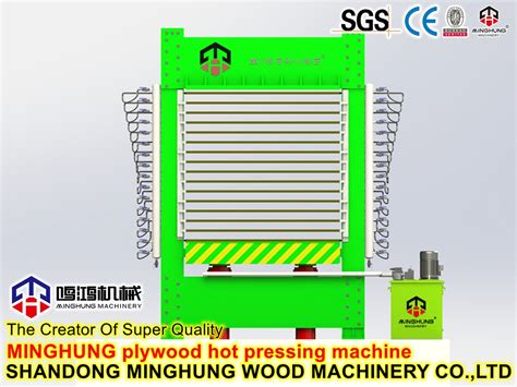 Hydraulic Hot Press Machine For Wooden Panel Manufacturing SHANDONG MINGHUNG WOOD MACHINERY CO