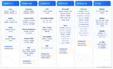 大数据需要学习哪些内容？大数据学习 Csdn博客