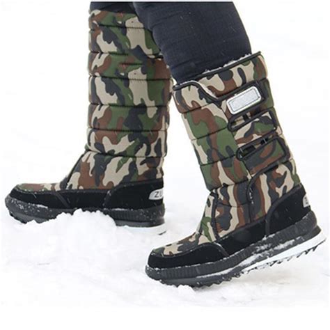 Kaufe Neue M Nner Schnee Stiefel Wasserdicht M Nner Stiefeletten Winter