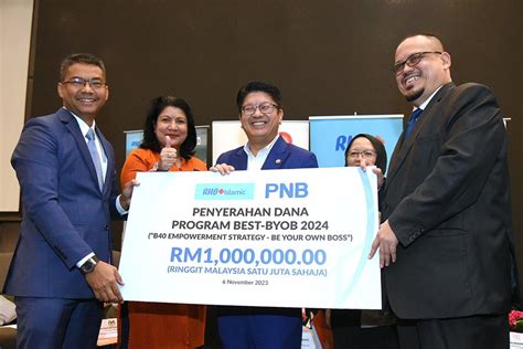 Rhb Islamic Sedia Rm Juta Perkasa Usahawan Asnaf B Melalui Program