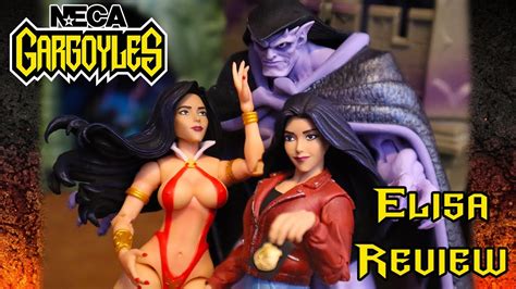 NECA Ultimate Gargoyles Elisa Maza Action Figure Review YouTube