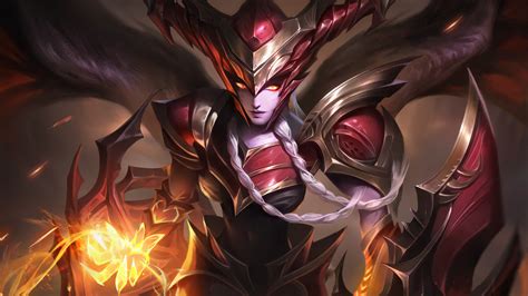 Shyvana LoL Art 4K 1651i Wallpaper PC Desktop