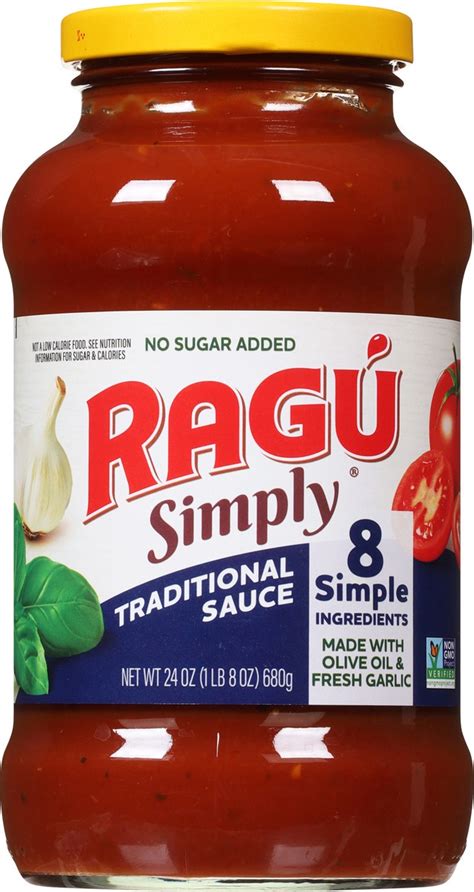 Ragu Simply Traditional Sauce 24 Oz 24 Oz Shipt