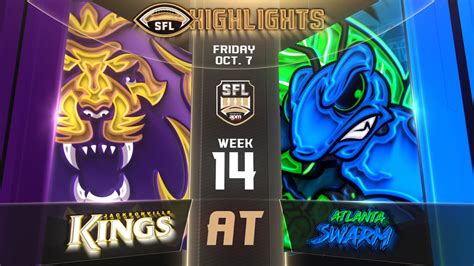 Sfl Highlights Season Week Jacksonville Atlanta Youtube