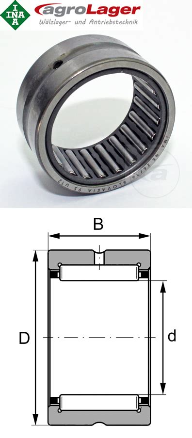 NK70/35 - INA - Nadellager 70x85x35 /Kugellager-Shop - Agrolager.de