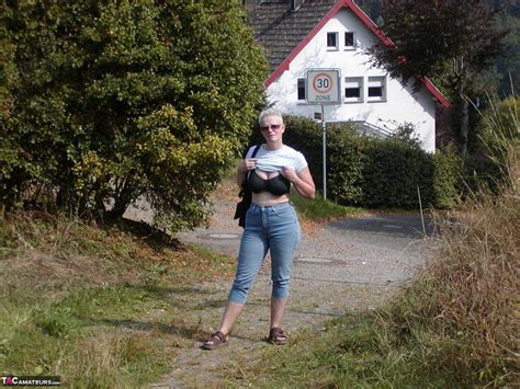 Mature Woman Tiffany Pearl Takes A Shower Before And After Going Hiking CoedCherry