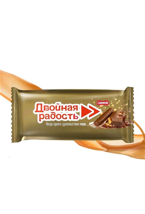 Батончик печенье с карамелью в шоколадной глазури "Двойная радость" 16 ...