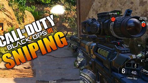 Black Ops 3 SNIPING GAMEPLAY Locus Bolt Action Sniper Call Of Duty