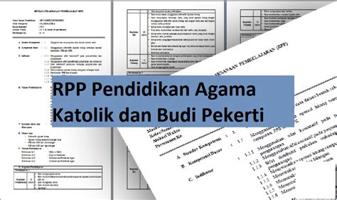 Rpp Agama Katolik Smp Kurikulum 2013 Revisi 2018 Rpp Agama Katolik Sd