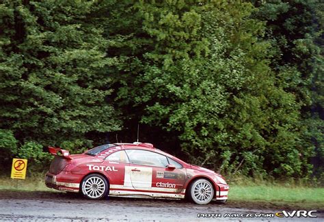 Gr Nholm Marcus Rautiainen Timo Peugeot Wrc Omv Adac Rallye