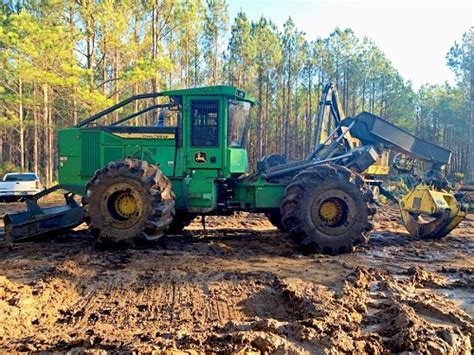 John Deere 648L-II grapple skidder