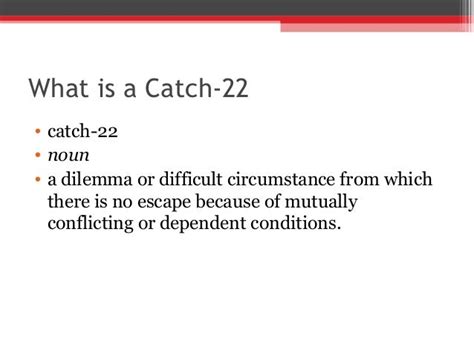 What Is Catch 22