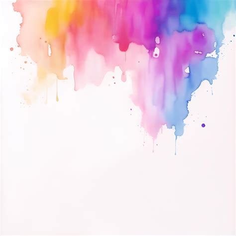 Premium AI Image Abstract Watercolor On A White Background The Color